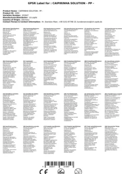 Caipirinha STÄßEL - PP -