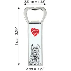 Cane Corso Italiano - flasköppnare med en hund, personlig kylöppnare, unik present till en man från Art-Dog