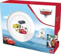 CARS 3-delars keramik matset - tallrik/skål/mugg