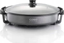 Elektriska Stekpannor & Wokar-Caso 1491, Rund, Grå, Glas, 240 ° C, Avtagbart lock, GS