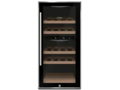 Caso WineComfort 24, Vinkylare med kompressor, Fristående, 24 flaska/flaskor, 60 W, G, Svart