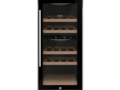 Caso WineComfort 24, Vinkylare med kompressor, Fristående, 24 flaska/flaskor, 60 W, G, Svart