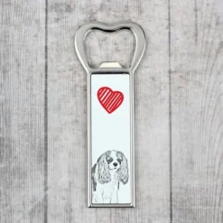 Drinkshakers & Drinkverktyg-Cavalier King Charles Spaniel - flasköppnare med en hund, personlig kylöppnare, unik present till en man från Art-Dog