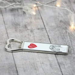 Drinkshakers & Drinkverktyg-Cavalier King Charles Spaniel - flasköppnare med en hund, personlig kylöppnare, unik present till en man från Art-Dog