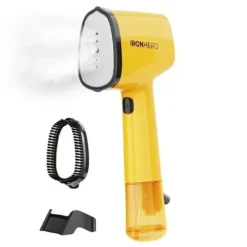 Ångpressar-Cecotec Vertikal Strykjärn Keramisk Sula IronHero V-1500 Essential Gul Effekt 1500W Konstant Ånga 25g/min