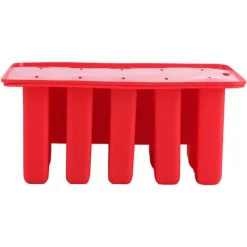 10-cellers silikonglassform för fryst glass med lock