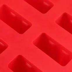 10-cellers silikonglassform för fryst glass med lock