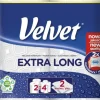 Cellulosahanddukar i rulle VELVET The Longest, 2-lagers, 90 ark, 2 st., vita 100 % cellulosa VLK-5110082