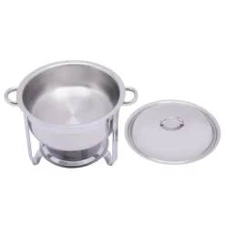 Chafing Dish, 5L kapacitet, design i rostfritt stål,Silver