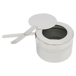 Matuppvärmare-Chafing Dish, 5L kapacitet, rostfritt stål, rund form, bärförmåga 10 kg, dimensioner 42 x 32 cm