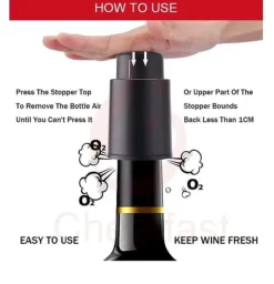 Flaskstopp & Flaskförslutare-Champagne / Vinkork - Vakuum