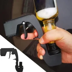 Champagnepistol vinpropp vindispenser ejektor för födelsedagsfester, multifunktionell svart