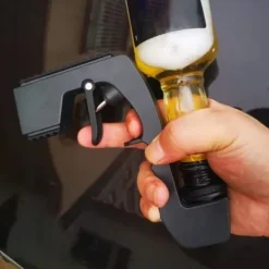 Champagnepistol vinpropp vindispenser ejektor för födelsedagsfester, multifunktionell svart