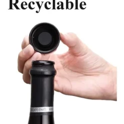 Champagnepropp - Ej specificerat - 2 Pack - Silikon - Kompakt design - Twist Lock