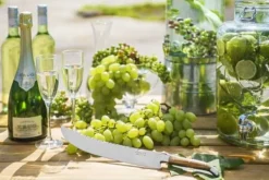 Folieskärare-Champagnesabel Laguiole Olivträ SdV