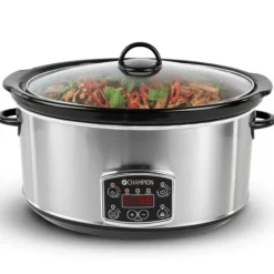 Champion Matlagningsmaskiner-Slowcooker 6,5L 320W SC210 Rostfri