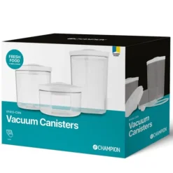 Champion Behållare För Matförvaring-Vakuumbehållare 3-pack