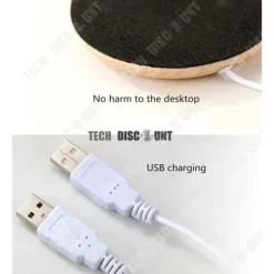 Dryckvärmare-Chauffe-tasse - TD® - Original - USB - 5W - Vintage - Kontor och Hem