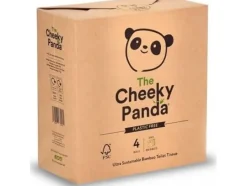 Toalettpapper-Cheeky Panda 3-lagers bambu toalettpapper 4 rullar i papper - Cheeky Panda