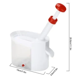 Pressar-Cherry Pitter - Bärbar fruktpryl för att ta bort frön, med behållare, perfekt för hem och resor