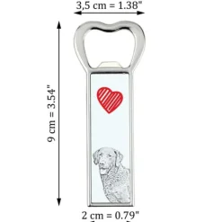 Drinkshakers & Drinkverktyg-Chesapeake Bay Retriever - flasköppnare med en hund, personlig kylöppnare, unik present till en man från Art-Dog