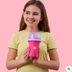 Slushmaskiner-ChillFactor Slushy Maker Berry Burst Pink