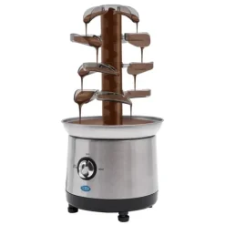 Chokladfontän - GTH-001E-2 - 4 Våningar - 430 Rostfritt Stål - Chokladsmältare 1,2 L - 150–190 W, 220–240 V 50 Hz
