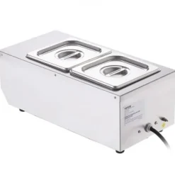 Chokladtempereringsmaskin, 45,5x22x17,6 cm, rostfritt stål, 2 behållare