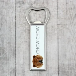Drinkshakers & Drinkverktyg-Chow Chow - flasköppnare med foto och inskription för Art-Dog öl
