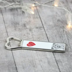 Chow Chow - flasköppnare med en hund, personlig kylöppnare, unik present till en man från Art-Dog