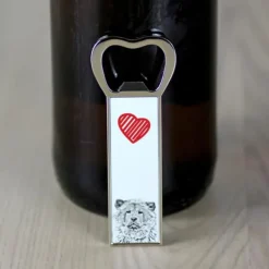 Chow Chow - flasköppnare med en hund, personlig kylöppnare, unik present till en man från Art-Dog