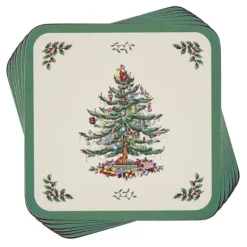 Christmas Tree Glasunderlägg, 6-pack - Spode