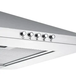 Köksfläktar-CIARRA Kåpa 90cm A++ 370 m³/h 3 hastigheter Evakuering & återvinning med 2st kolfilter i rostfritt stål