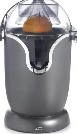 Citruspress - Automatisk - Grå - Droppstoppsystem - Diskmaskinvänlig - Kompakt