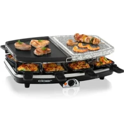 Cloer 6435 Raclette Grill med Natursten 1200W