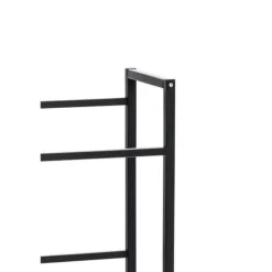 Vinflaskhållare-CLP Lennert metallflaskställ Lådhållare med olika kapaciteter, svart -L