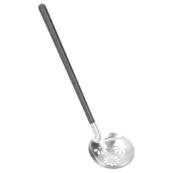 Hålslevar-26CM rostfritt stål rund sked Hot Pot slev Matservis för hemmet kök Restaurang HotelColander