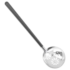 Hålslevar-26CM rostfritt stål rund sked Hot Pot slev Matservis för hemmet kök Restaurang HotelColander