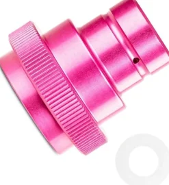 Kolsyremaskin-CO2 Snabbkoppling till SodaMaker - Universell Adapter för Terra/Art/TR21-4 | Blå Cylinder & Vattenkarbonator - Rosaröd