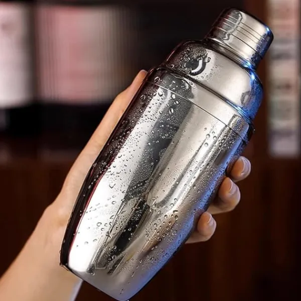 Cocktail set Dubbel shaker 750ml Rostfritt stål Silver 13 delar