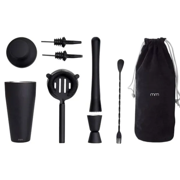 Cocktail Shaker Set - Mattsvart