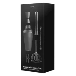Cocktail Shaker Set - Mattsvart
