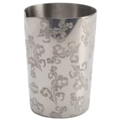 Cocktailglas i 304 rostfritt stål, värmebevarande, graverat, bartendingglas för bar