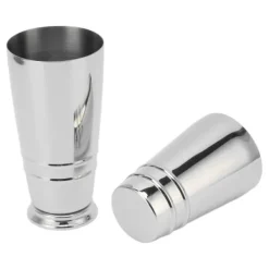 Drinkshakers & Drinkverktyg-Cocktailmixer 304 rostfritt stål glansigt med botten diskmaskinssäker Boston Shaker för hemmabar silver