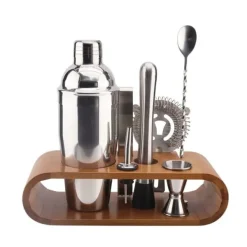 Cocktailset med bambubricka