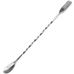 Cocktailsked med Gaffel Rostfri 32cm