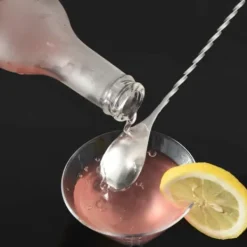 Cocktailsked med Gaffel Rostfri 32cm