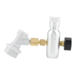 Kolsyremaskin-CO2-laddarsats för hemfatölstank - Regulator och gasavstängning ingår (0-150 PSI)