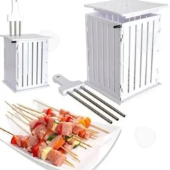 CONFO® Köttspettmaskin Fåmspett 36 hål Köttspett Fårspett Artefakt Köttspett