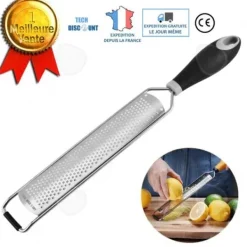 CONFO® Professional Citrus Zester Manuell citronstång Ingefära ostrivjärn i rostfritt stål Handhållet kökstillbehör